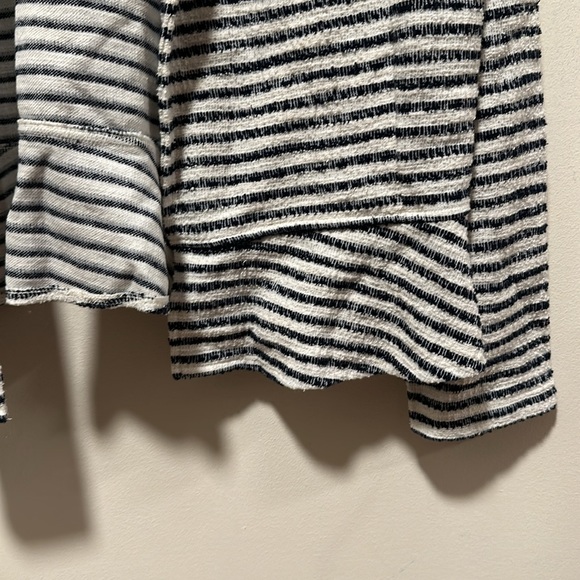 Loft White & Navy Ruffle Jacket - Picture 2 of 5